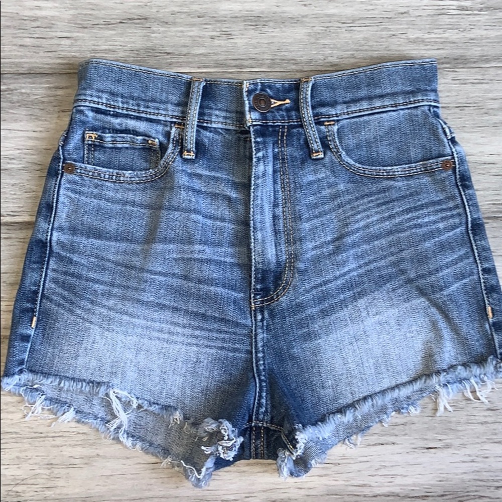 High waisted mom shorts